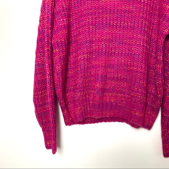 Band of Gypsies Glacee Ribbed Mock Neck Sweater - Picture 5 of 8